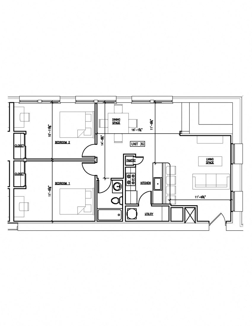 Lafayette Lofts_Third Floor G